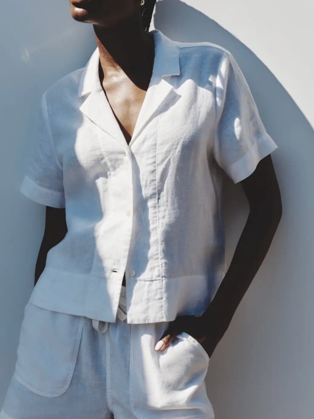 Quince Linen Short Sleeve Shirt